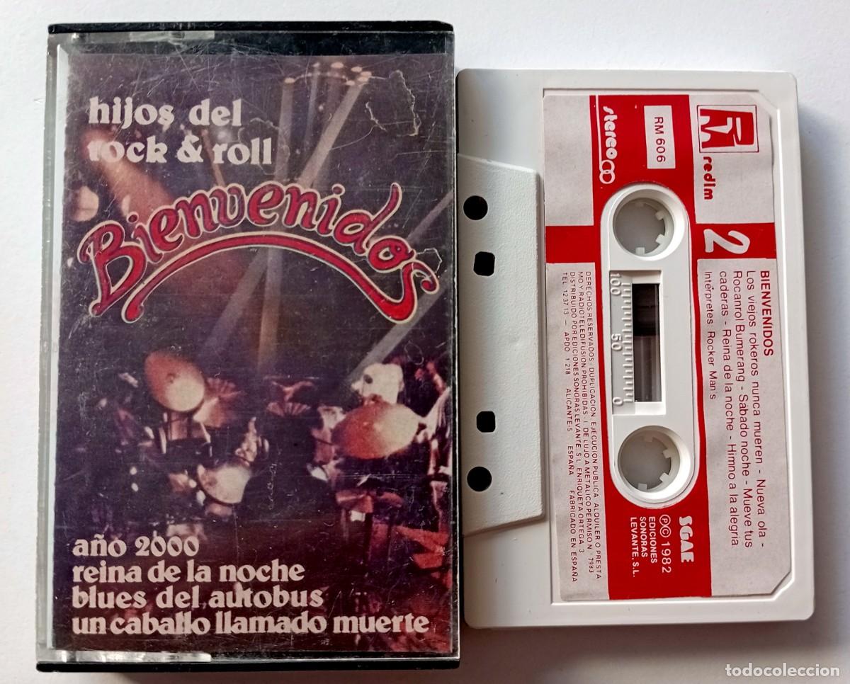 Casetes antiguos: CASSETTE HIJOS DEL ROCK & ROLL BIENVENIDOS (MIGUEL R&Iacute;OS)