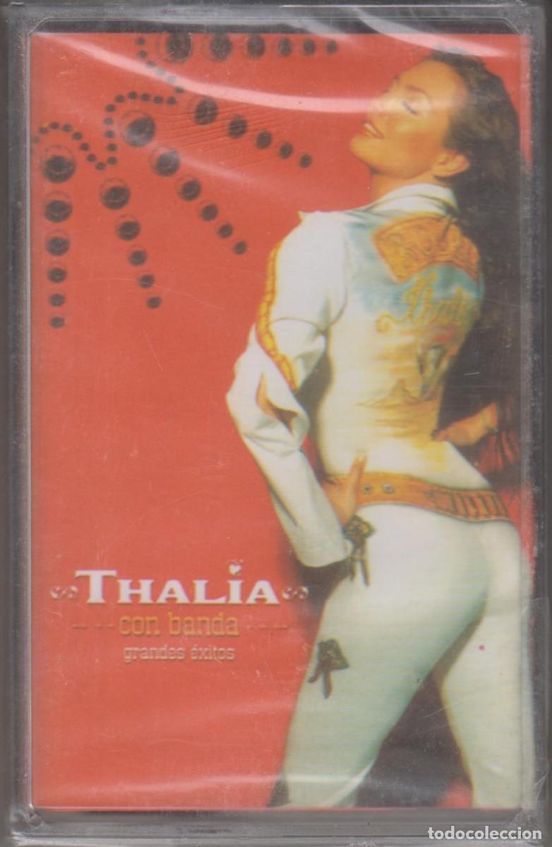 Old Cassettes: Thalia Con Banda cassette Grandes &Eacute;xitos 2001 Precintado