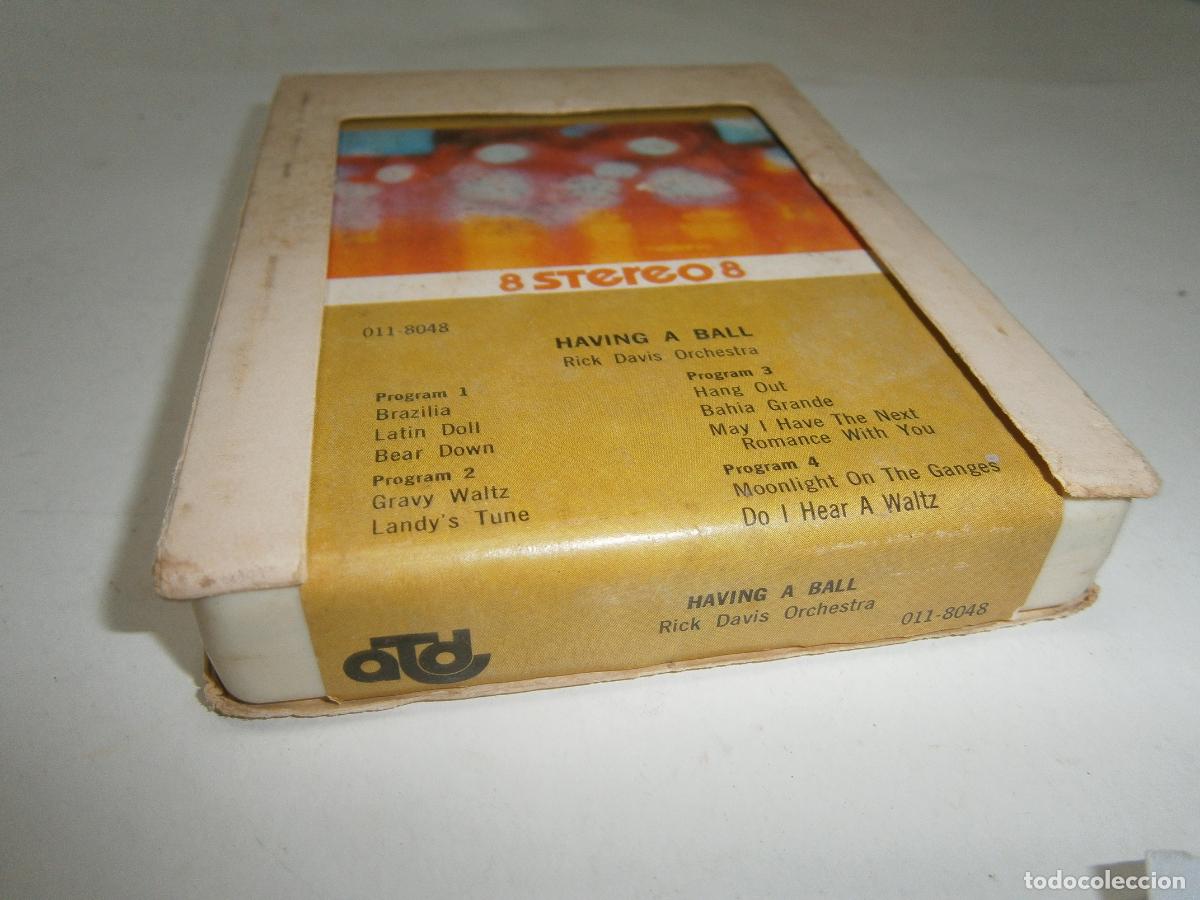 Casetes antiguos: ANTIGUO CARTUCHO CINTA MAGNETICA DE 8 PISTAS (ESTEREO) RICK DAVIS ORCHESTRA