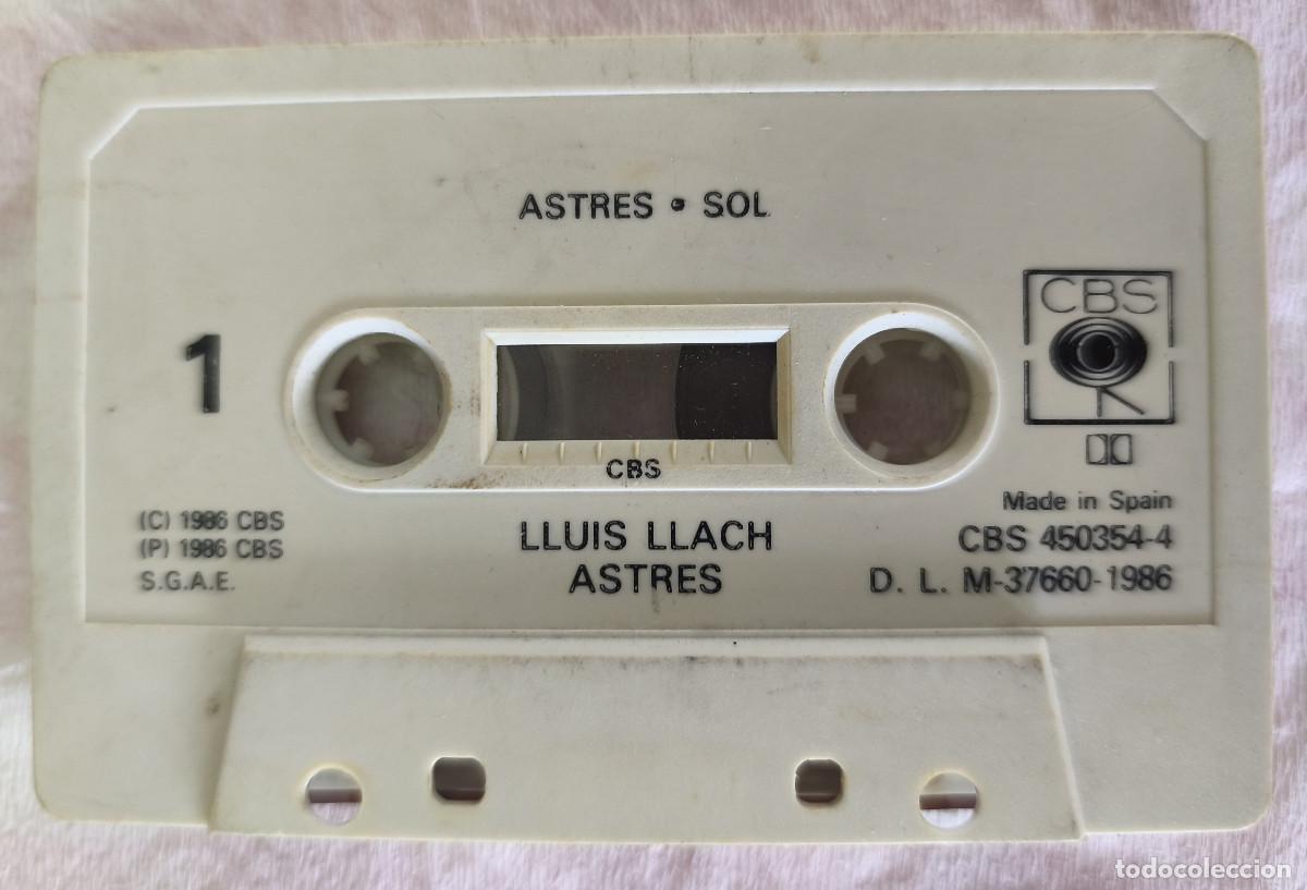 Casetes antiguos: CASETE - LLUIS LLACH - ASTRES - Foto 3