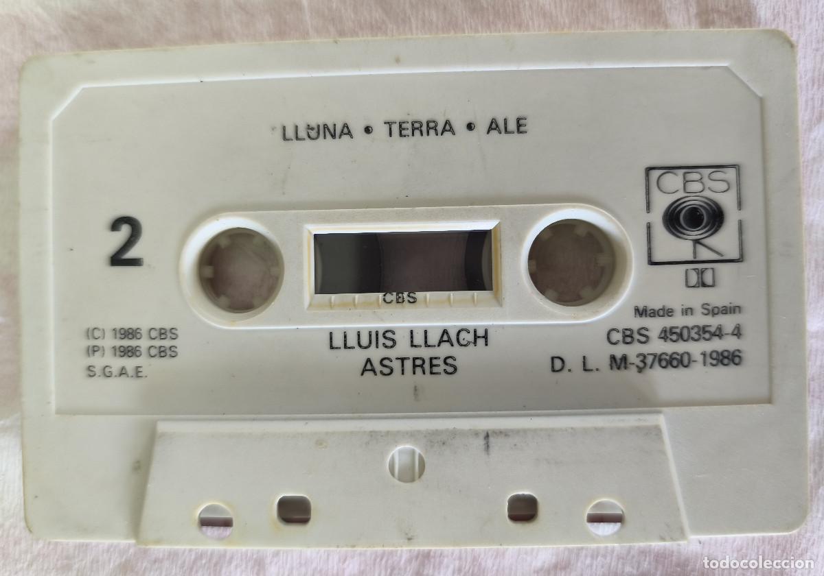Casetes antiguos: CASETE - LLUIS LLACH - ASTRES - Foto 4