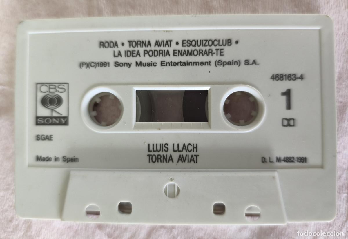 Casetes antiguos: CASETE - LLUIS LLACH - Torna Aviat - Foto 5