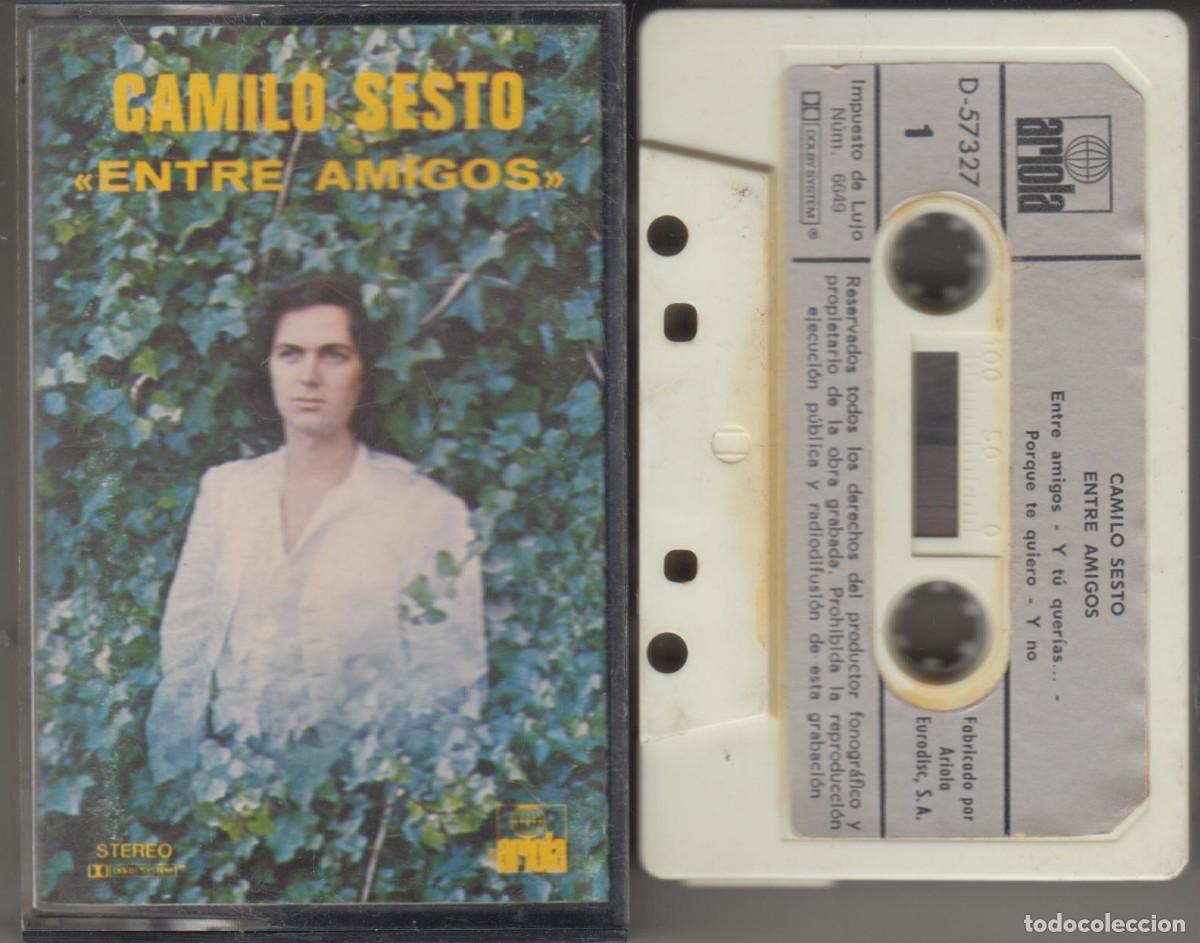 Casetes antiguos: Camilo Sesto cassette Entre Amigos 1977