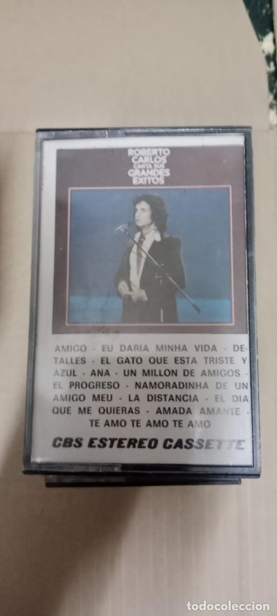 Casetes antiguos: ROBERTO CARLOS CANTA SUS GRANDES EXITOS CASETE MUSICA CA-49