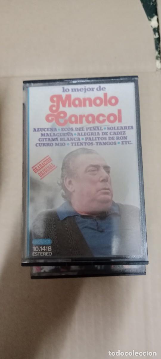 Casetes antiguos: LO MEJOR DE MANOLO CARACOL CASETE MUSICA CA-49