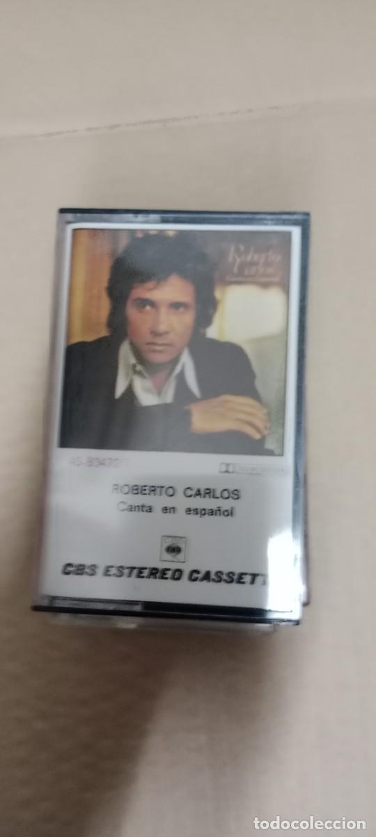 Casetes antiguos: ROBERTO CARLOS CANTA EN ESPA&Ntilde;OL CASETE MUSICA CA-49