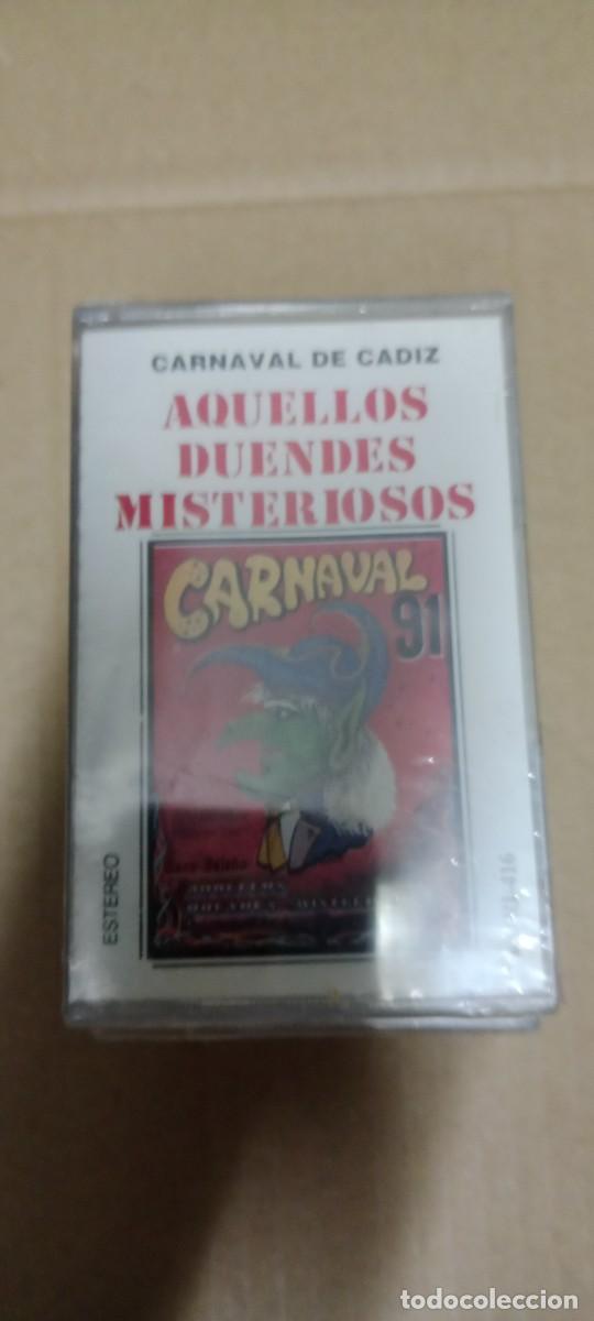 Casetes antiguos: AQUELLOS DUENDES MISTERIOSOS CARNAVAL DE CADIZ NUEVO PRECINTADO CASETE MUSICA CA-49
