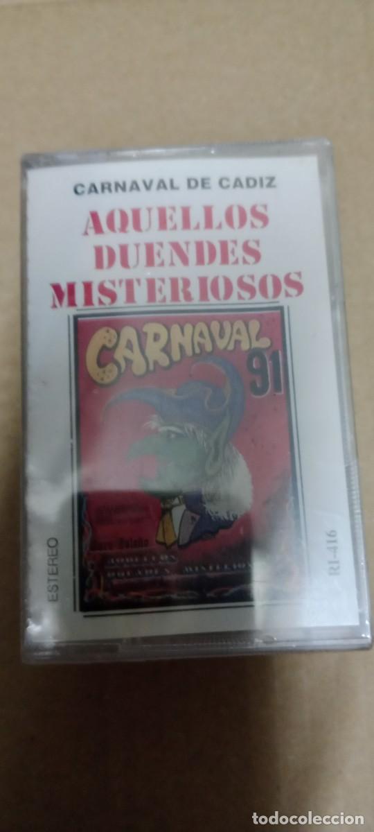 Casetes antiguos: AQUELLOS DUENDES MISTERIOSOS CARNAVAL DE CADIZ NUEVO PRECINTADO CASETE MUSICA CA-49