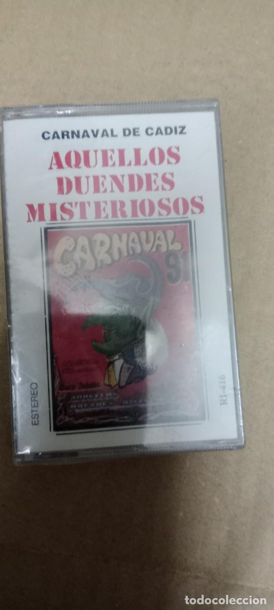 Casetes antiguos: AQUELLOS DUENDES MISTERIOSOS CARNAVAL DE CADIZ NUEVO PRECINTADO CASETE MUSICA CA-49