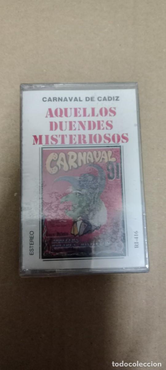 Casetes antiguos: AQUELLOS DUENDES MISTERIOSOS CARNAVAL DE CADIZ NUEVO PRECINTADO CASETE MUSICA CA-49