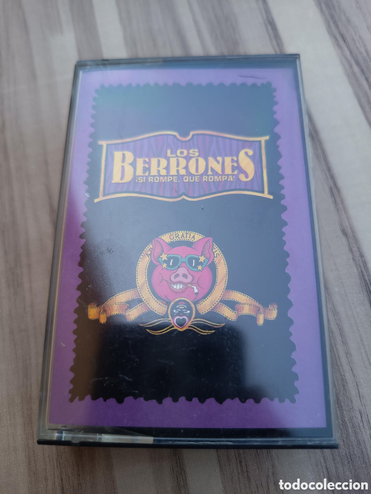 Casetes antiguos: Rara y buscada !! Cinta de cassette de Los Berrones &rdquo; Si Rompe , que Rompa &rdquo;edici&oacute;n espa&ntilde;ola de 1990