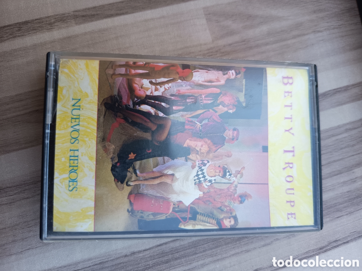 Casetes antiguos: Rara y buscada !! Cinta de cassette de Betty Troupe &rdquo; Nuevos H&eacute;roes &rdquo;edici&oacute;n espa&ntilde;ola de 1984