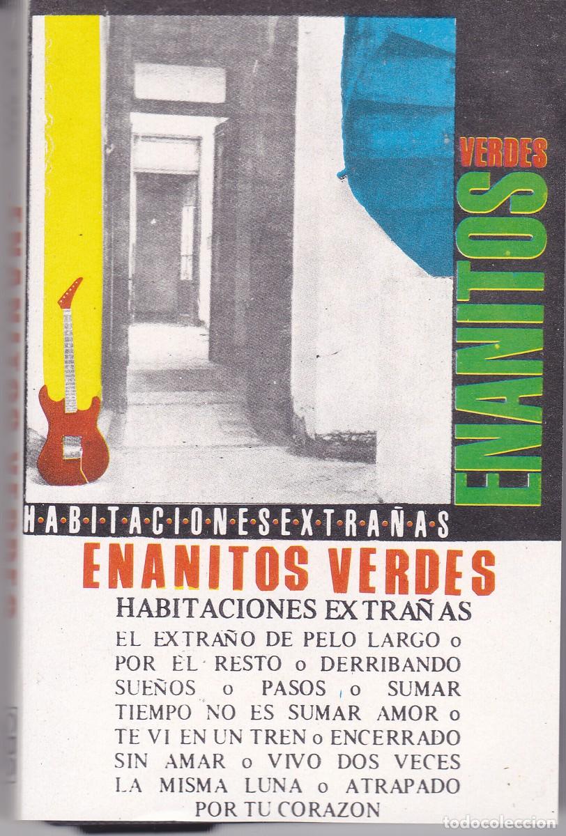 Casetes antiguos: ENANITOS VERDES &ndash; Habitaciones Extra&ntilde;as &ndash; 1988 &ndash; CASETE ORIGINAL NUEVO &ndash; edici&oacute;n peruana