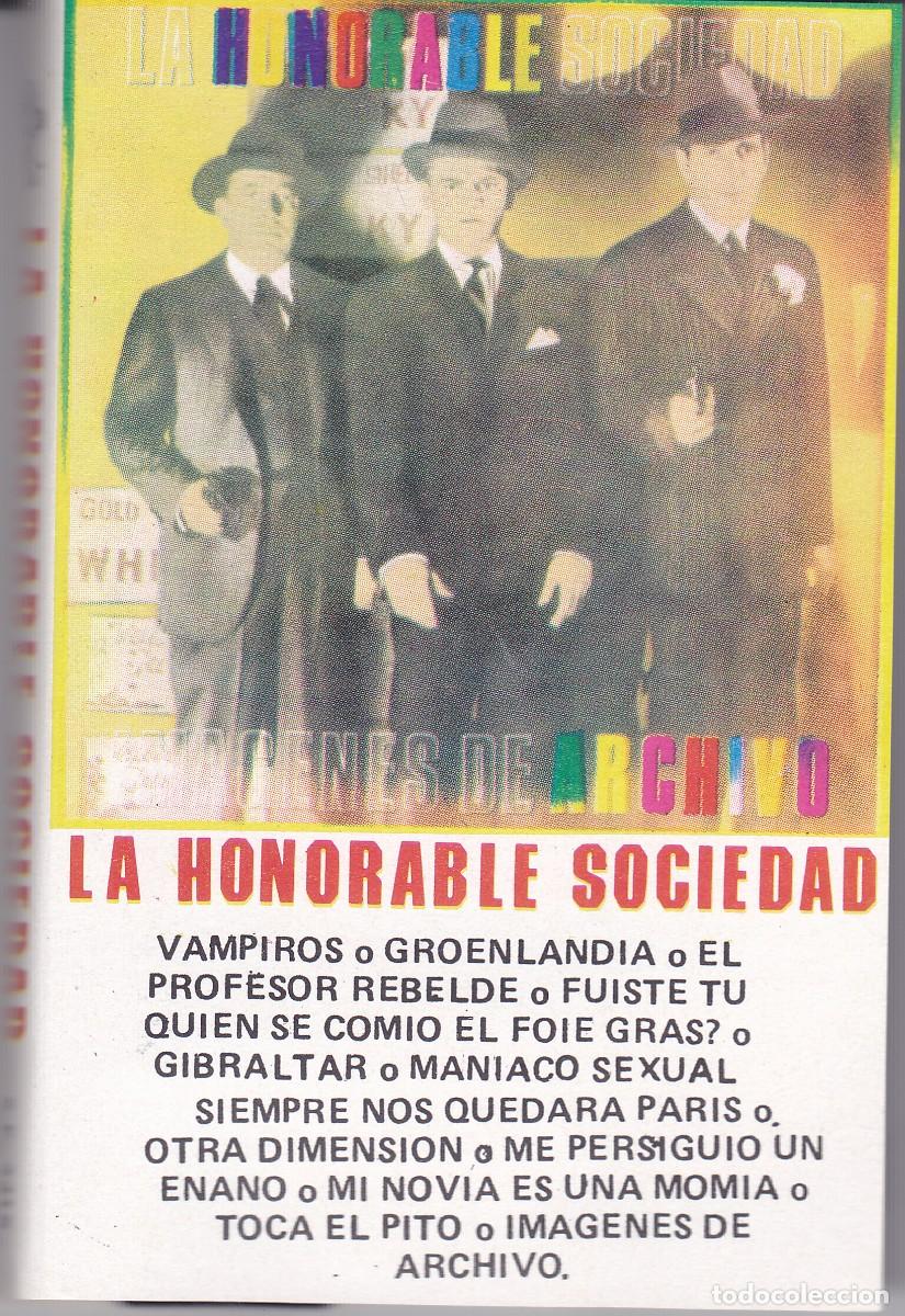 Casetes antiguos: LA HONORABLE SOCIEDAD &ndash; Im&aacute;genes de Archivo &ndash; 1987 &ndash; CASETE ORIGINAL NUEVO &ndash; edici&oacute;n peruana