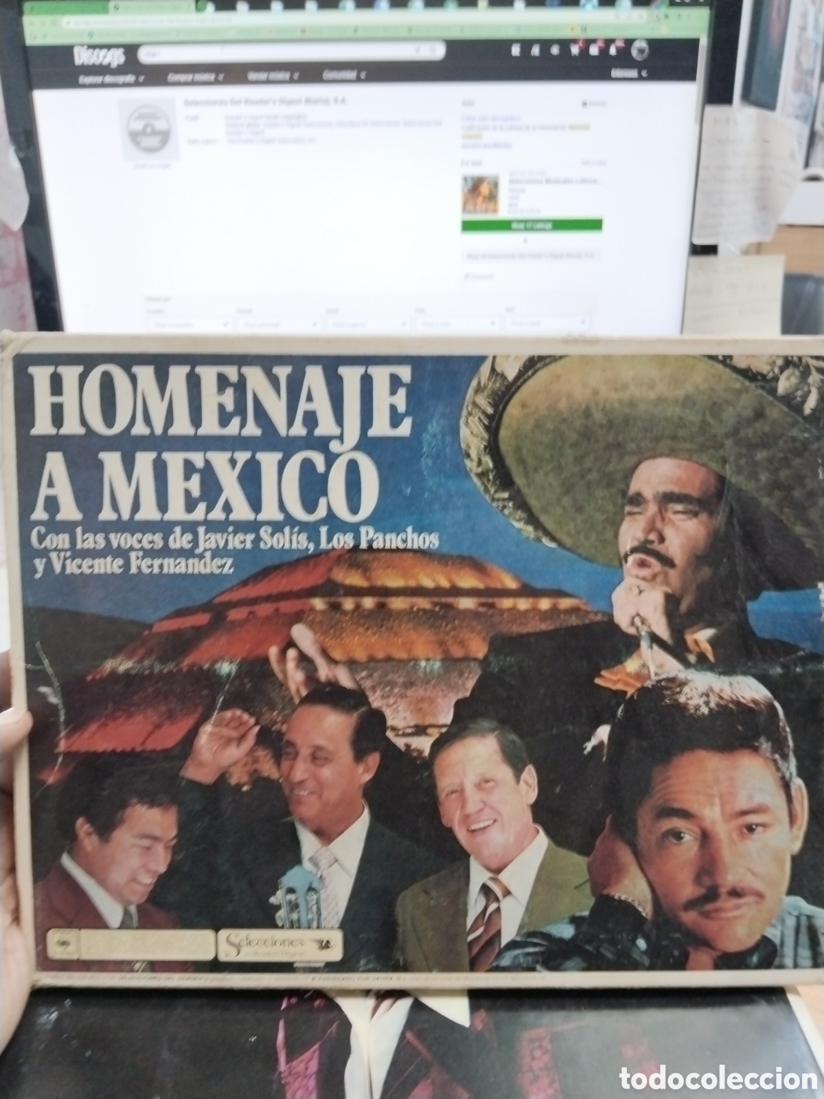Casetes antiguos: Homenaje a M&eacute;xico box cintas 8 unidades