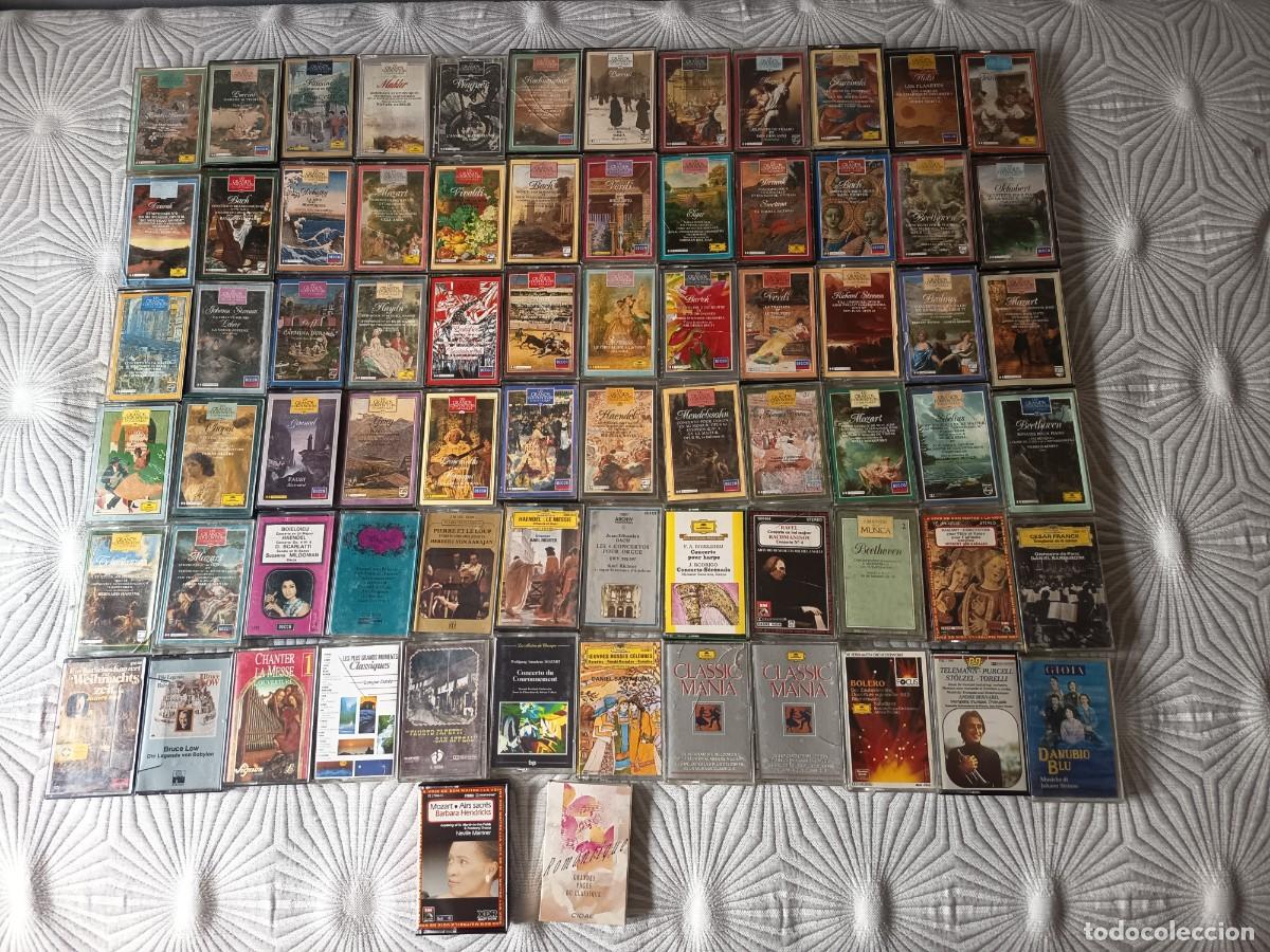 Casetes antiguos: 74 cassettes de musica clasica. tal como se ven en las fotos. sin probar