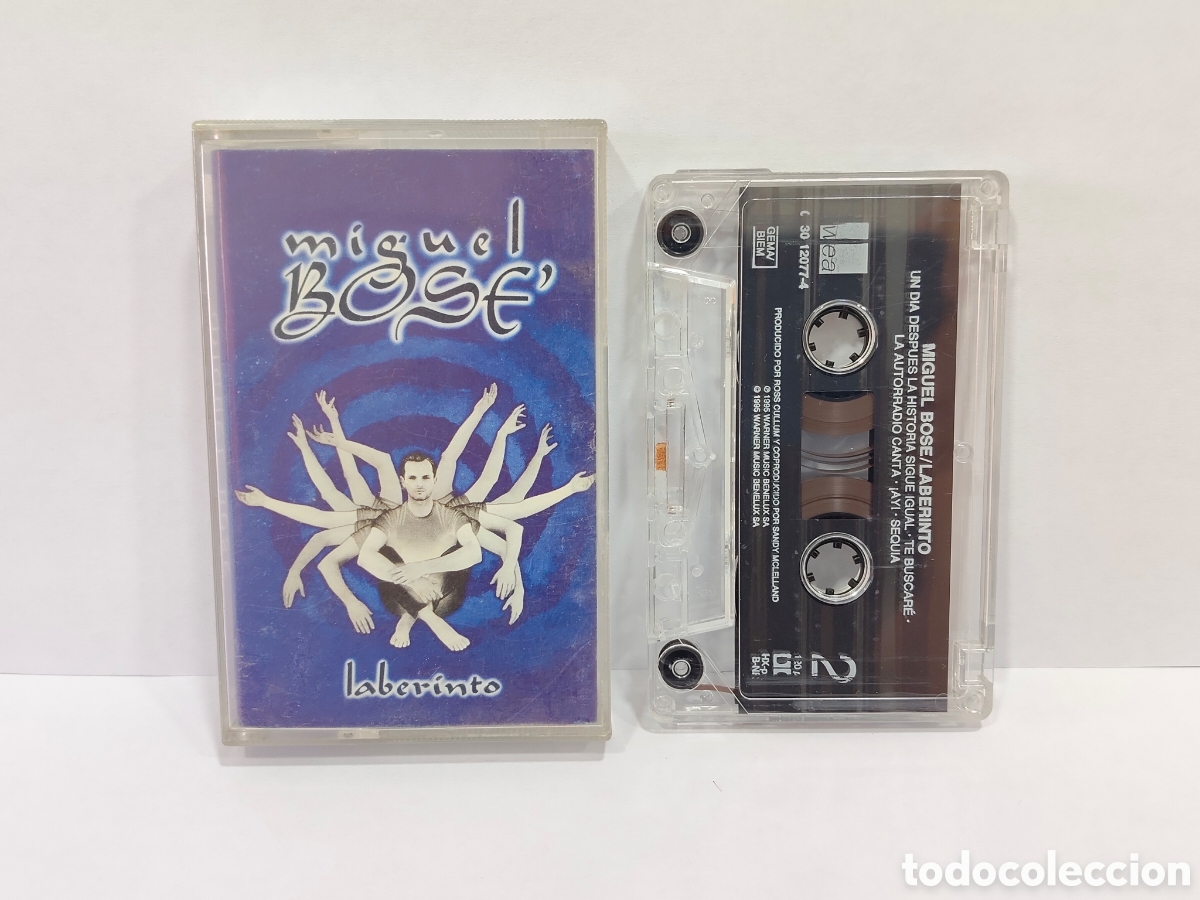 Casetes antiguos: CINTA CASSETTE MIGUEL BOSE LABERINTO GRABACION ORIGINAL A&Ntilde;O 1995