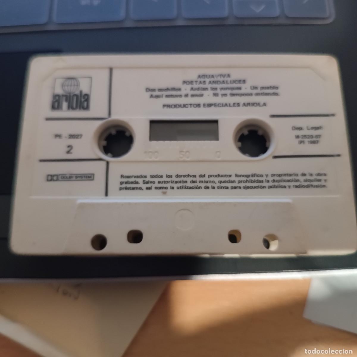 Casetes antiguos: CASETE AGUAVIVA, DE 1987, CON ESTUCHE