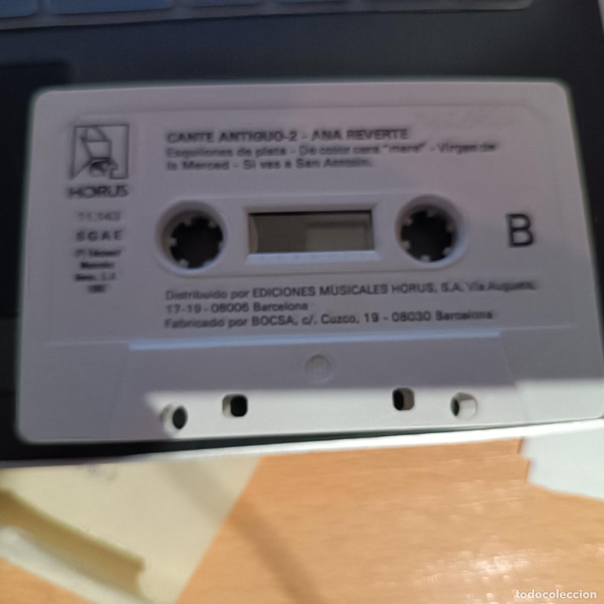 Casetes antiguos: CASETE ANA REVERTE-CANTE ANTIGUO-DE 1986-CON ESTUCHE