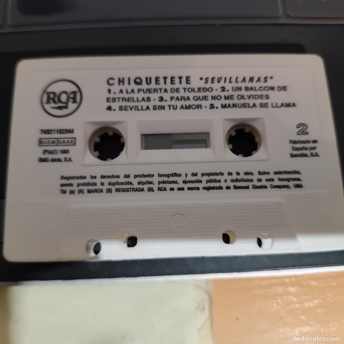 Casetes antiguos: CASETE DE CHIQUETETE-SEVILLANAS, DE 1993, CON ESTUCHE