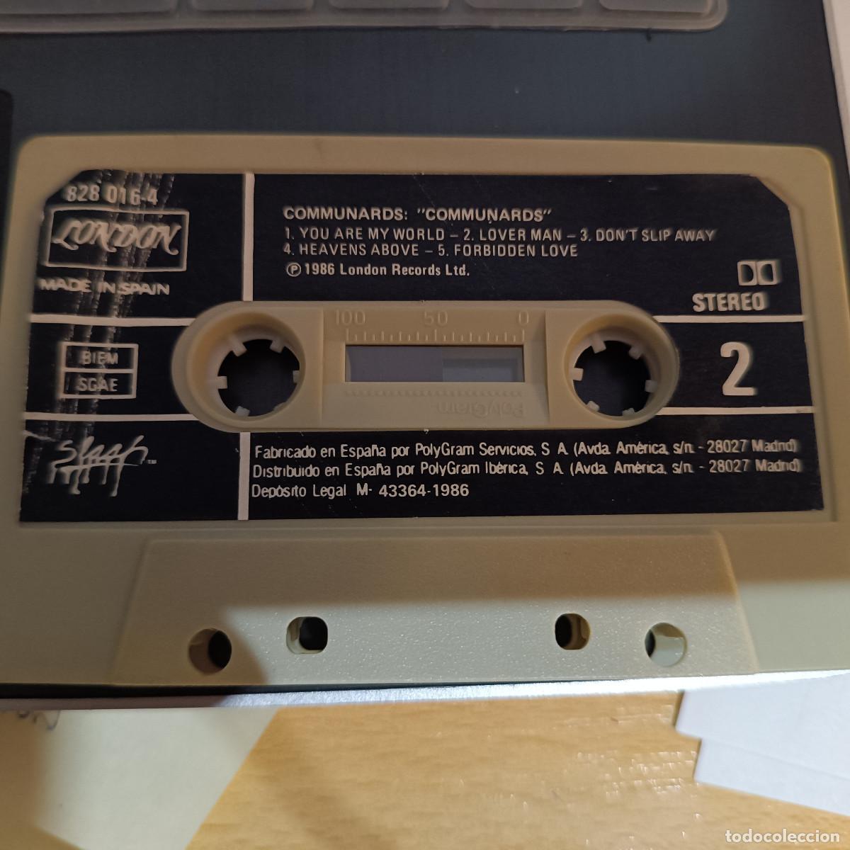 Casetes antiguos: CASETE DE COMMUNARDS, DE 1986, CON CARCASA