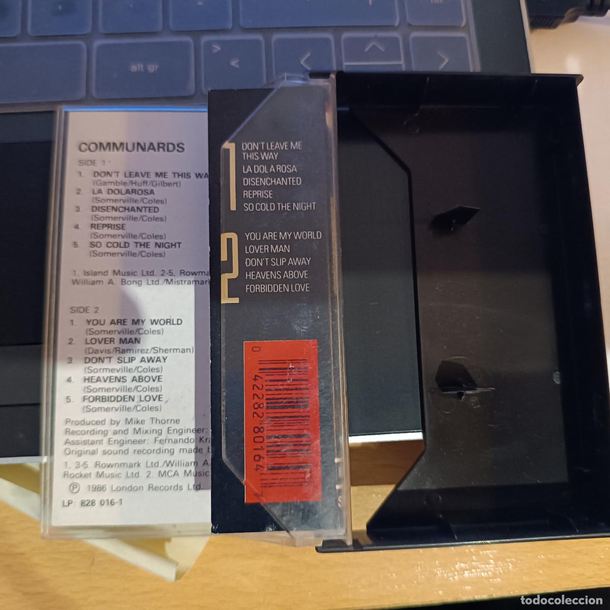 Casetes antiguos: CASETE DE COMMUNARDS, DE 1986, CON CARCASA - Foto 3
