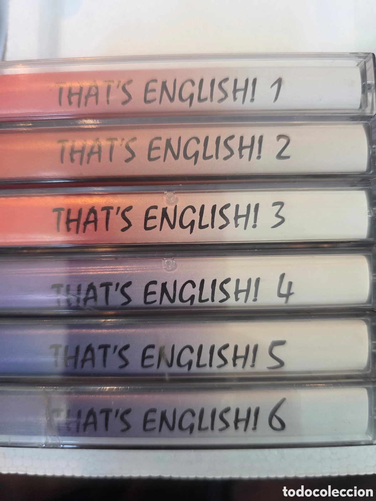 Casetes antiguos: CASETTES DE CURSO DE INGLES