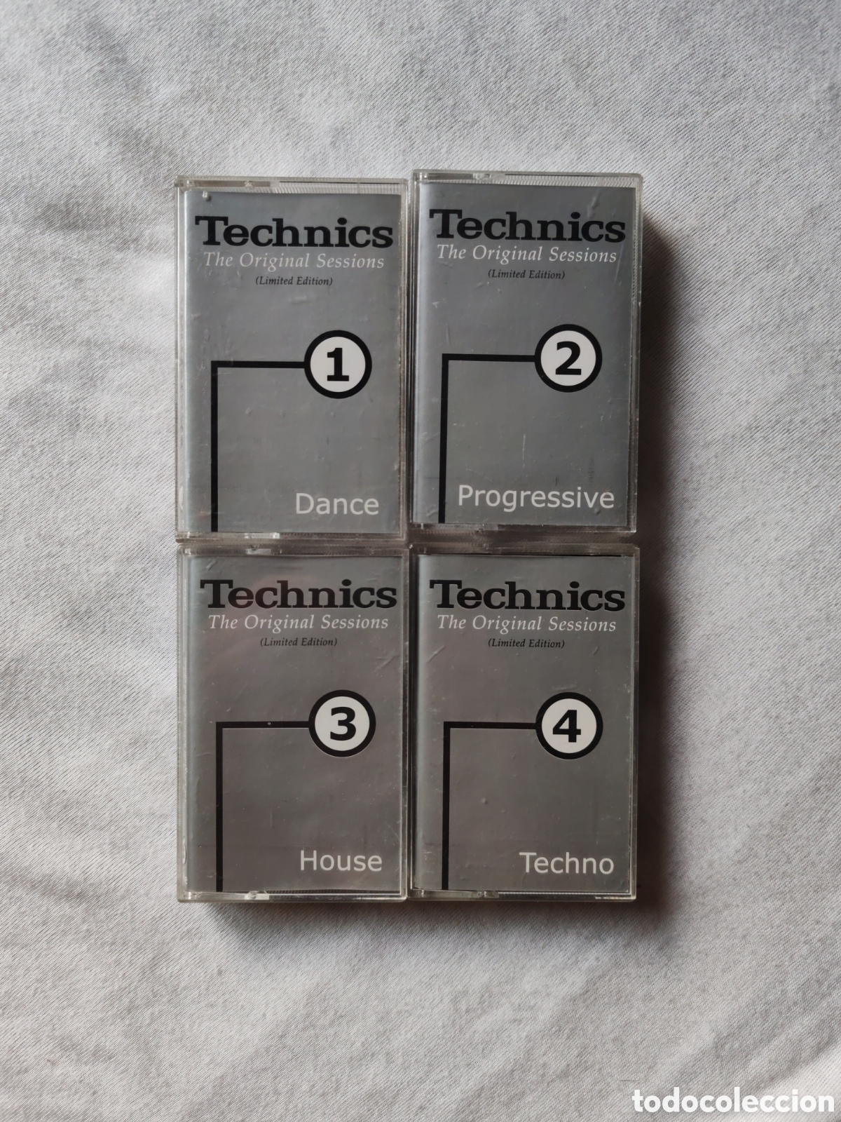 Casetes antiguos: 4 CINTAS CASSETTES - TECHNICS - THE ORIGINAL SESSIONS - VALE MUSIC