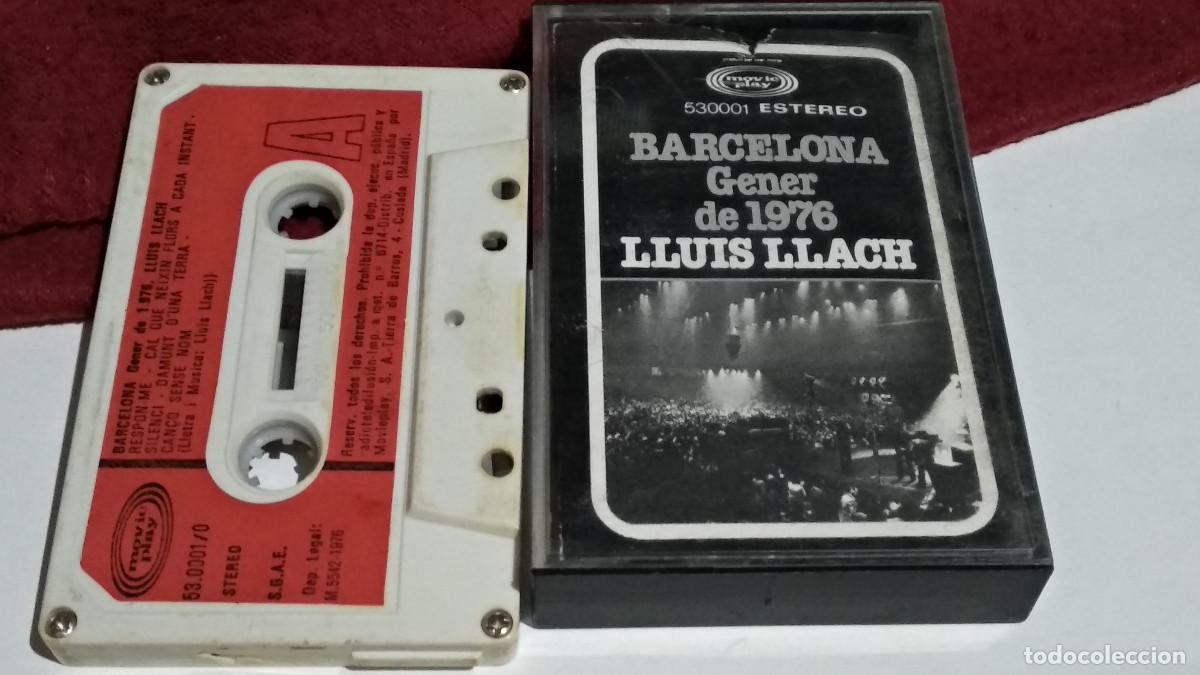 Casetes antiguos: LLUIS LLACH / BARCELONA GENER DE 1976 - MOVIEPLAY 1976 CASETE CINTA CASSETTE