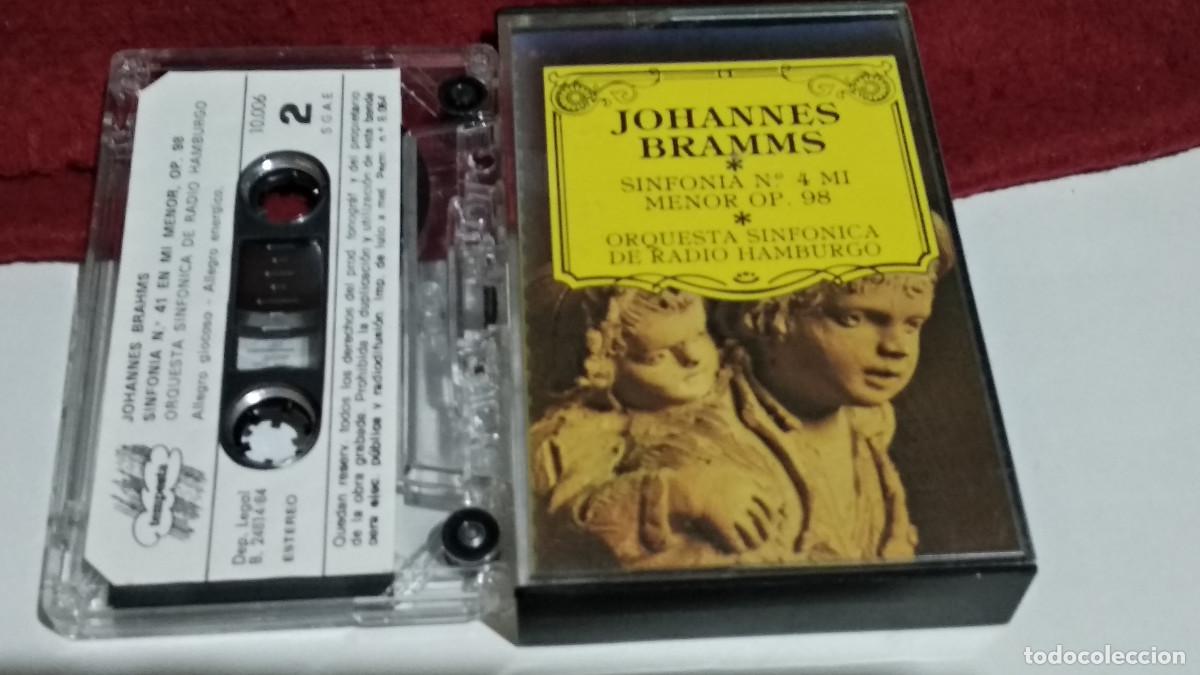 Casetes antiguos: JOHANNES BRAMMS - M&Uacute;SICA CL&Aacute;SICA - 1984 TEMPESTA CASETE CINTA CASSETTE