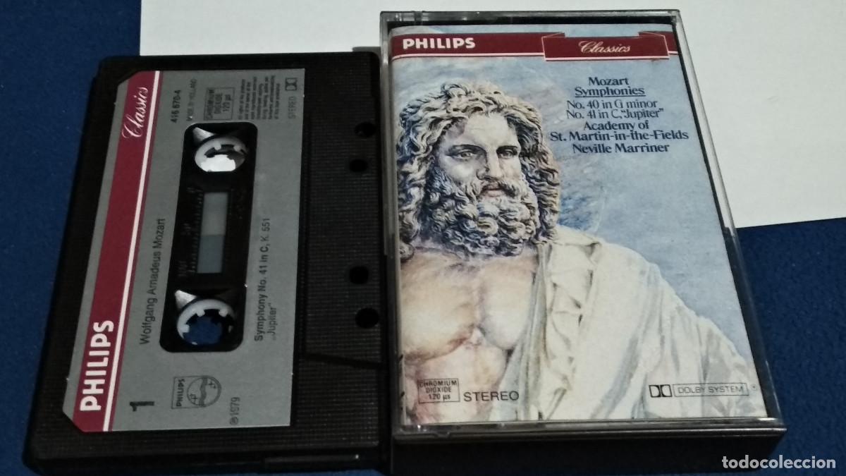 Casetes antiguos: MOZAT - SYMPHONIES NOS 40 & 41 ACADEMY OF ST. MARTIN IN THE FIELDS NEVILLE -1979 PHILIPS CASETE