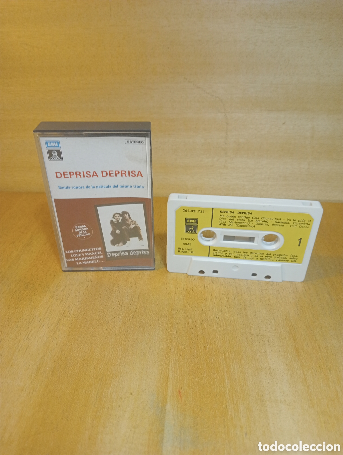 Casetes antiguos: Deprisa, deprisa. Los Chunguitos, La Marelu, Lole y Manuel. Etc.