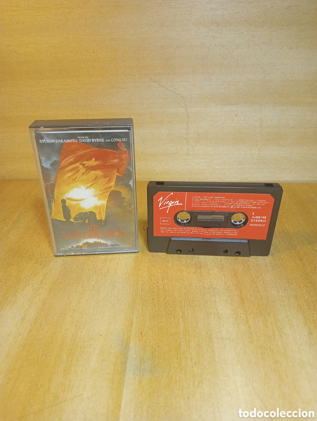 Casetes antiguos: El &Uacute;ltimo Emperador. Ryuichi Sakamoto, David Byrne, Cong Su.