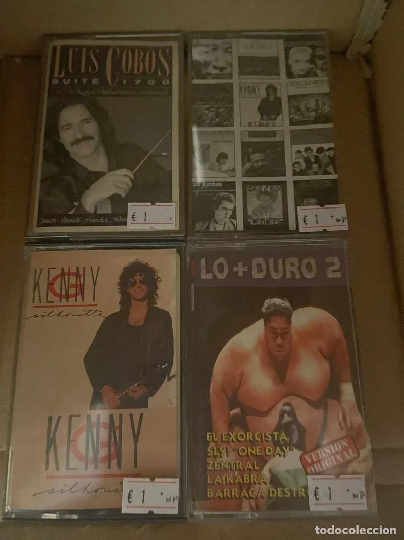 Casetes antiguos: Lote 4 Casetes: Luis Cobos, Kenny, Lo+Duro 2