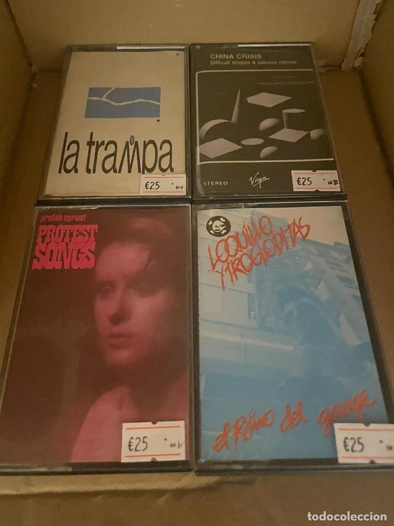 Casetes antiguos: Lote 4 Cassettes Indie: La Trampa, China Crisis, P