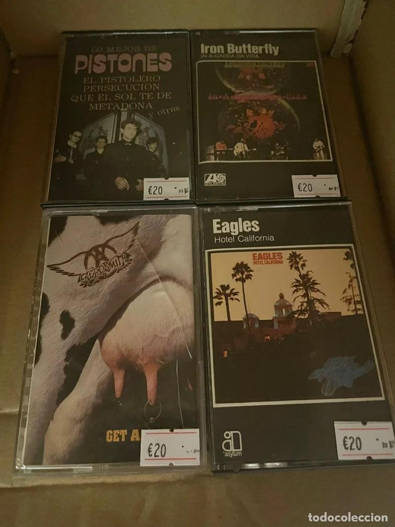 Casetes antiguos: Lote 4 Cassettes: Pistones, Iron Butterfly, Aerosm