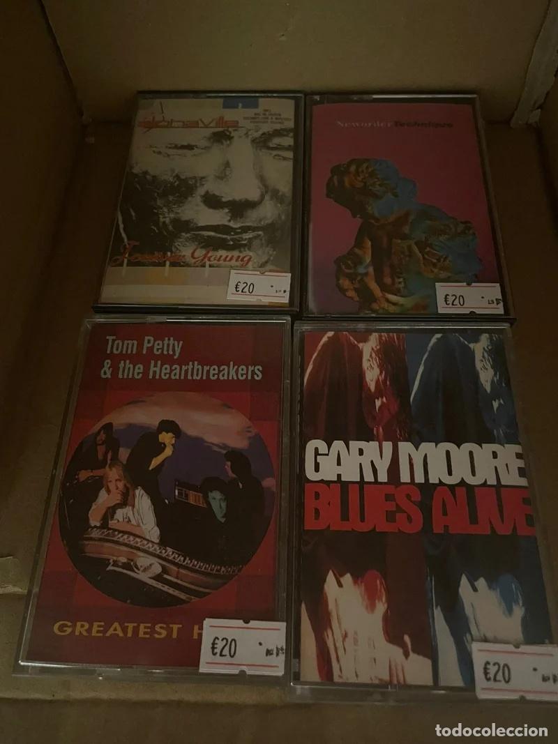 Casetes antiguos: Lote 4 Casetes: Tom Petty, Gary Moore, Neil Young