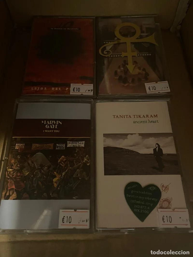 Casetes antiguos: Lote 4 Casetes: Prince, Marvin Gaye, Tanita Tikara