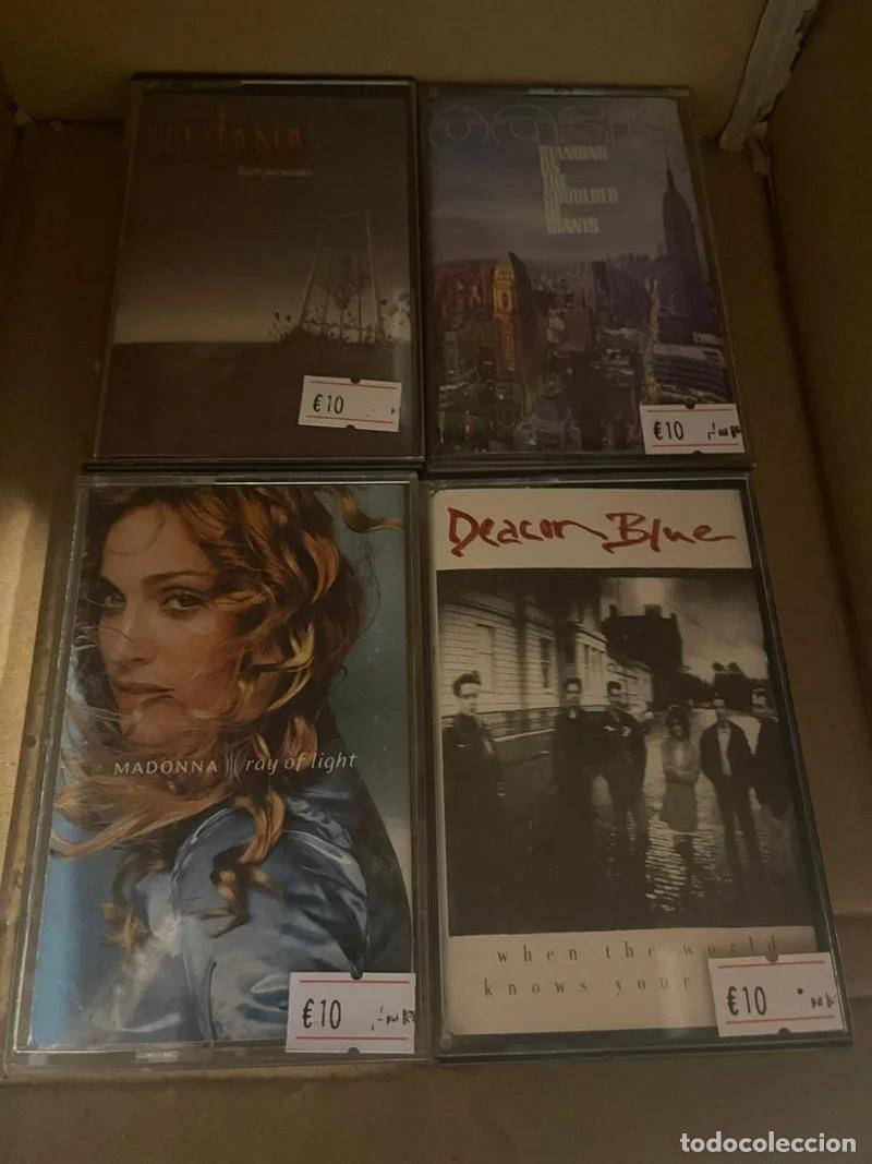 Casetes antiguos: Lotes de Cassettes: Oasis, Madonna, etc.