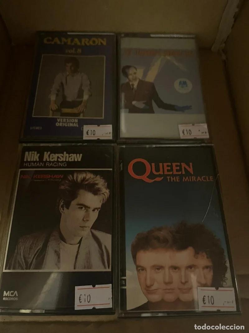 Casetes antiguos: Lote 4 Casetes: Camaron, Queen, Nik Kershaw