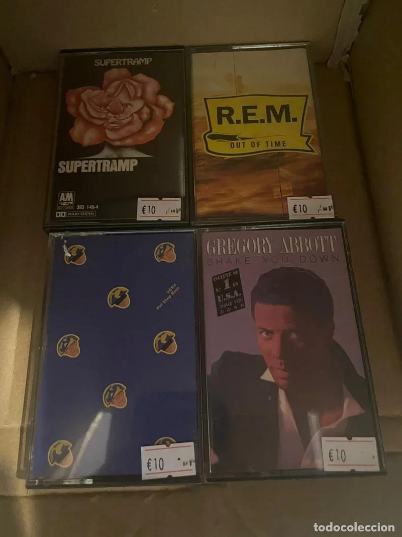 Casetes antiguos: Lote 4 Casetes Supertramp, R.E.M., Pet Shop Boys,