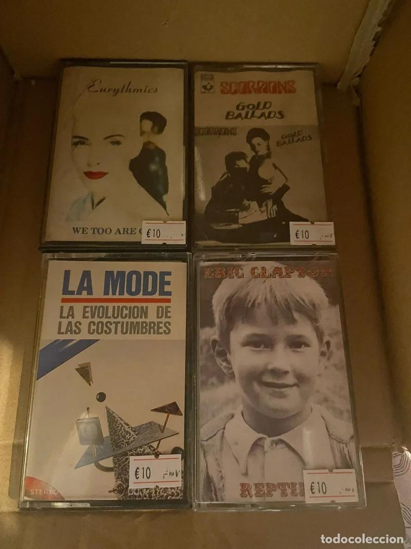 Casetes antiguos: Lote 4 Cassettes: Eurythmics, Scorpions, La Mode,