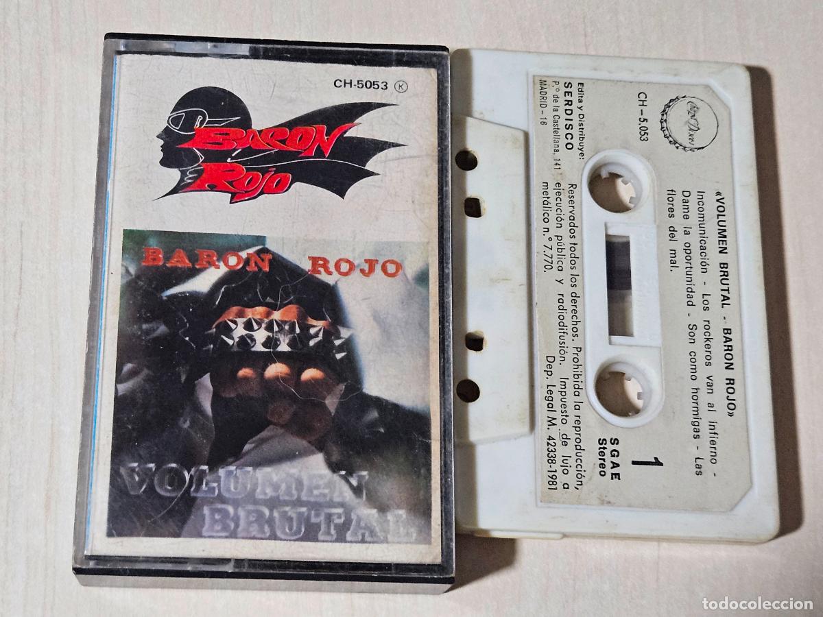 Casetes antiguos: BARON ROJO ( VOLUMEN BRUTAL ) CASETE