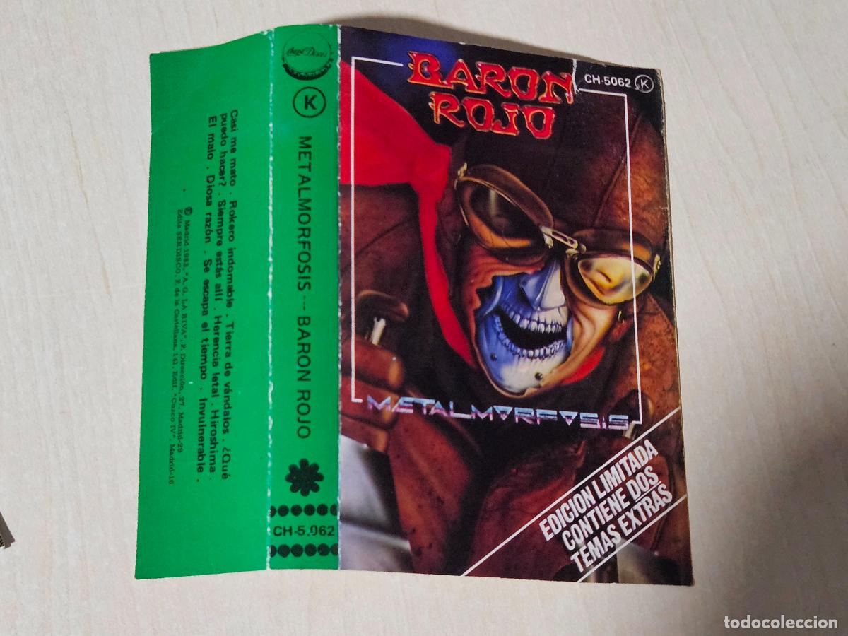 Casetes antiguos: BARON ROJO ( metalmorfosis ) CASETE SOLO CARATULA SIN CASETE