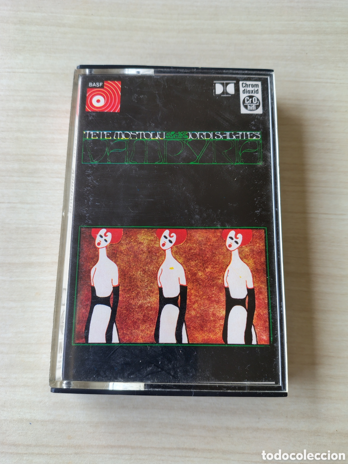 Casetes antiguos: TETE MONTOLIU JORDI SABAT&Eacute;S Vampyria ( 1974 BASF ESPA&Ntilde;A) JAZZ ROCK