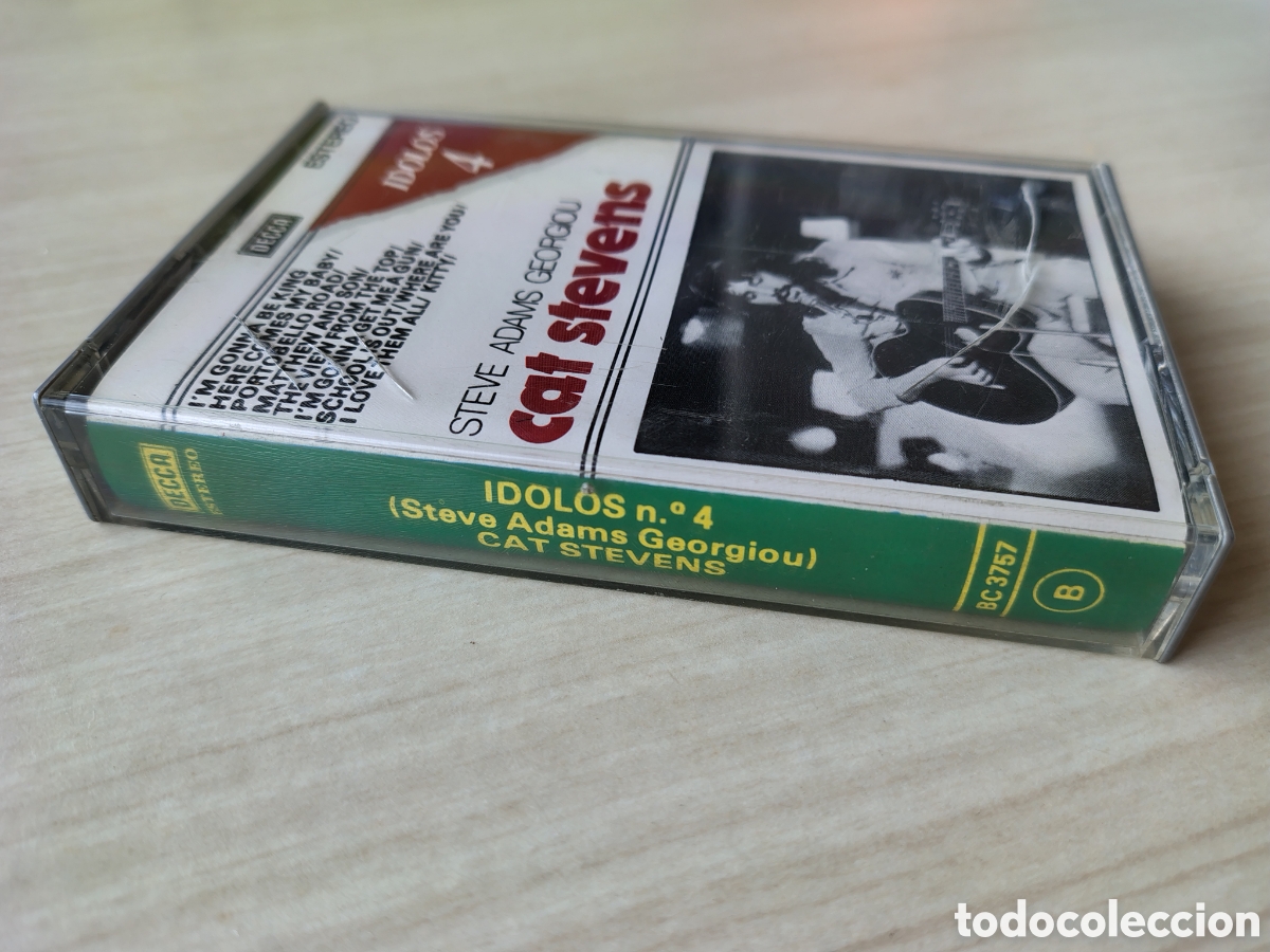 Casetes antiguos: CAT STEVENS &Iacute;dolos 4 ( 1978 DECCA ESPA&Ntilde;A) - Foto 4