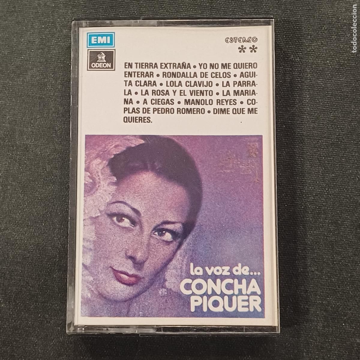 Casetes antiguos: LA VOZ DE CONCHA PIQUER/CASETE.
