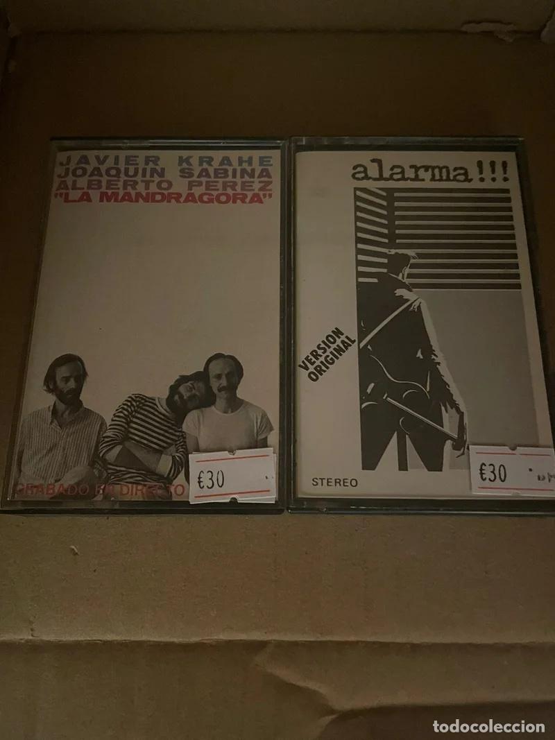 Casetes antiguos: Lote 2 Cassettes La Mandr&aacute;gora y Alarma!!!