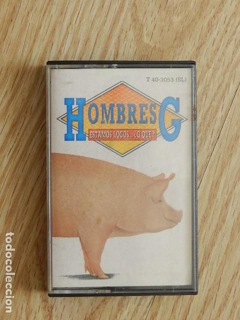 Casetes antiguos: K7 Hombres G Estamos locos... &iquest;o que? a&ntilde;o 1987 cassette