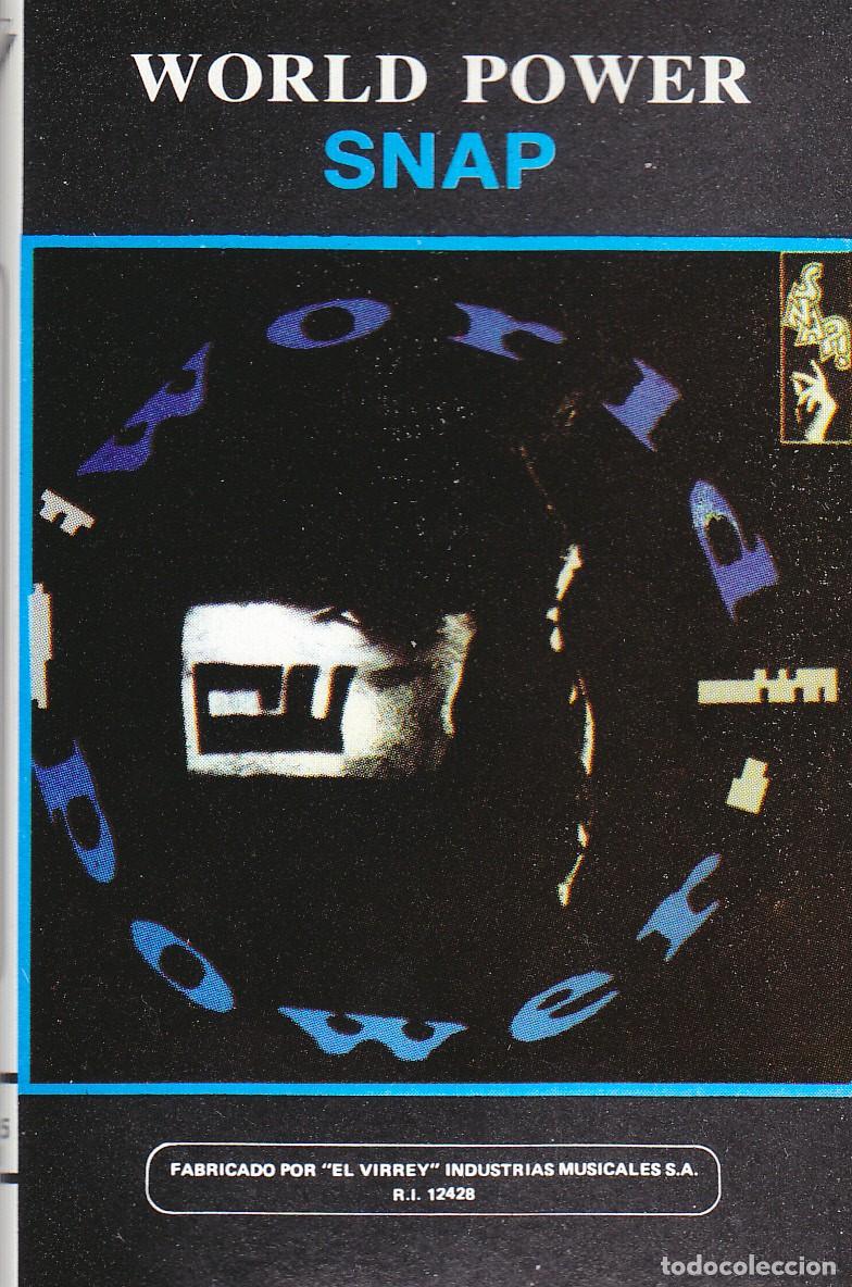 Casetes antiguos: SNAP! &ndash; World Power &ndash; 1990 &ndash; CASETE ORIGINAL NUEVO &ndash; edici&oacute;n peruana